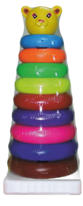 Shop Giggles Stack A Ring Activity Toys for Kids age 6M+ | Hamleys India